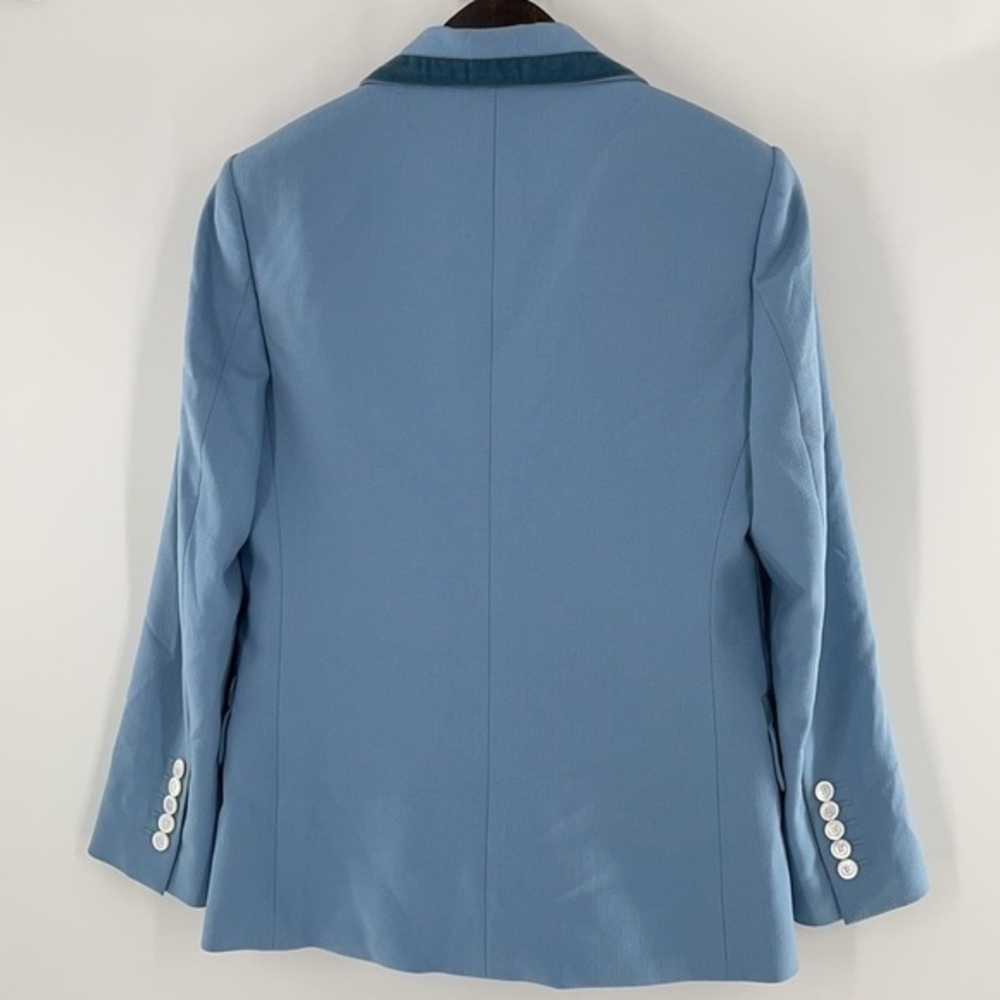 Gucci Light Blue Blazer with Dark Teal Trim - Picture 16 of 16